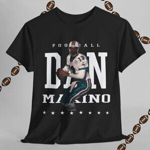 Dan Marino Miami Dolphins NFL Legend T-Shirt Football Fan Gift Retro Sports Appa